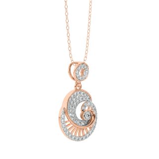 Aren Round Diamond Pendant